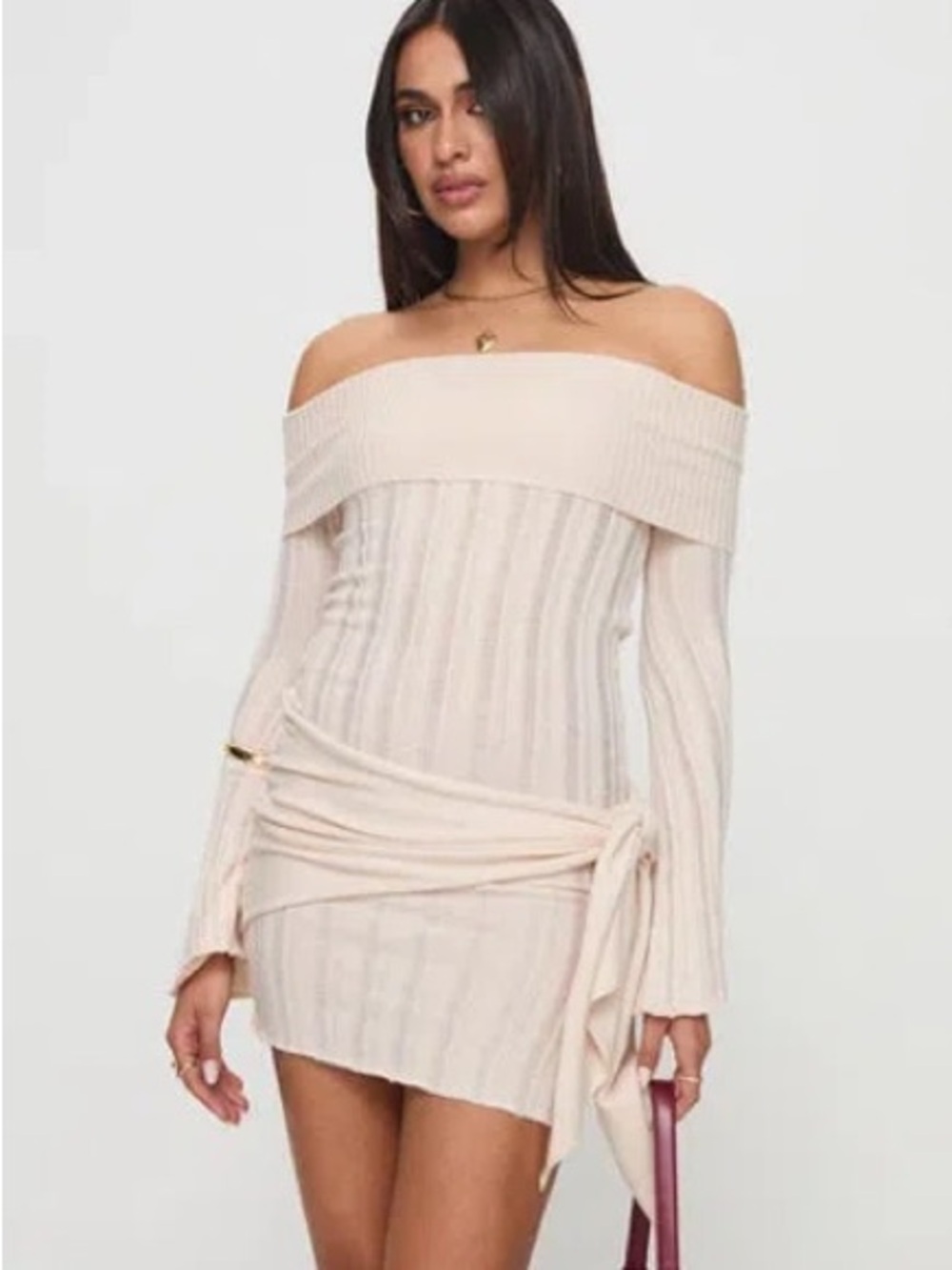 Princess Polly Oalie Off The Shoulder Mini Dress